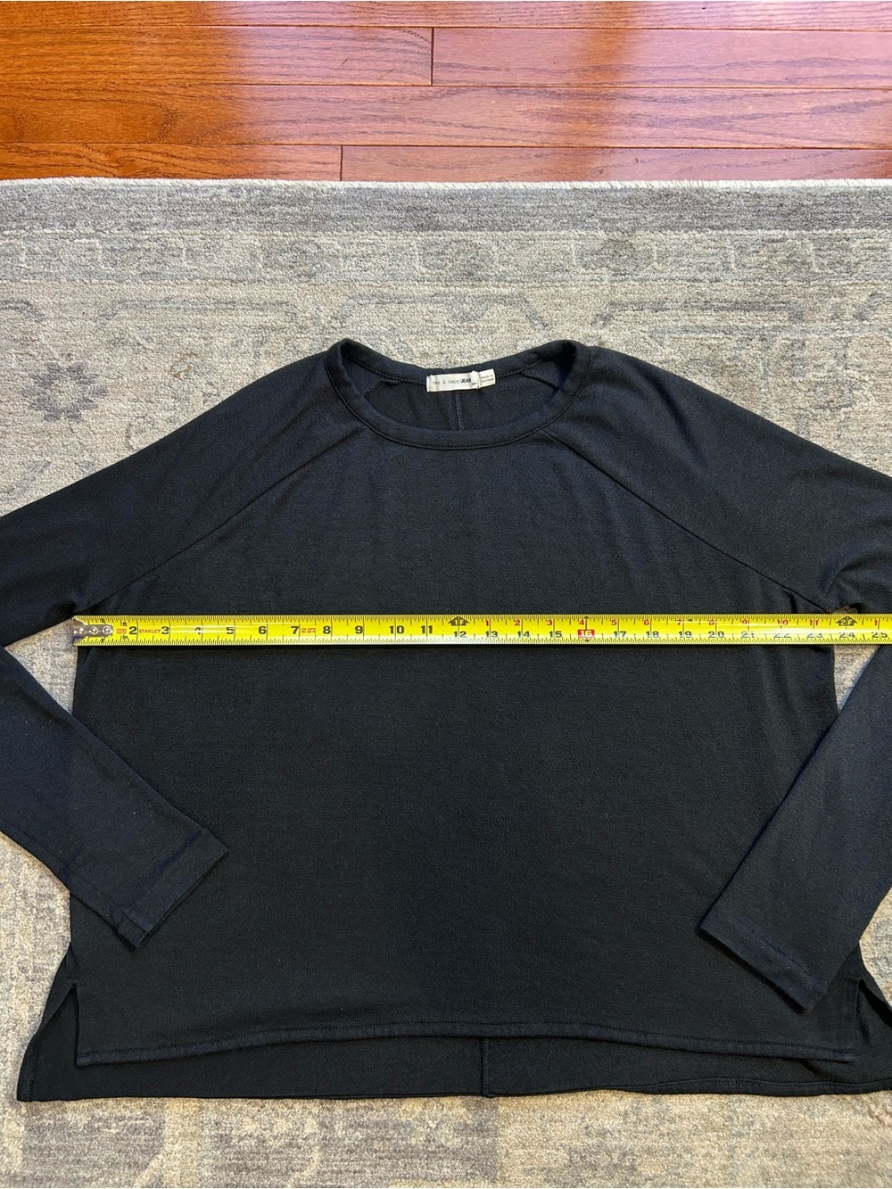Rag & Bone/JEAN Black Women’s Long Sleeve Sweater Petite Small SP - Picture 3 of 9